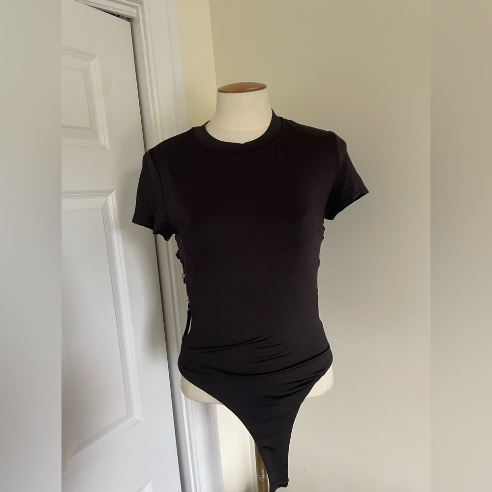 Princess Polly Black Bodysuit Size 6